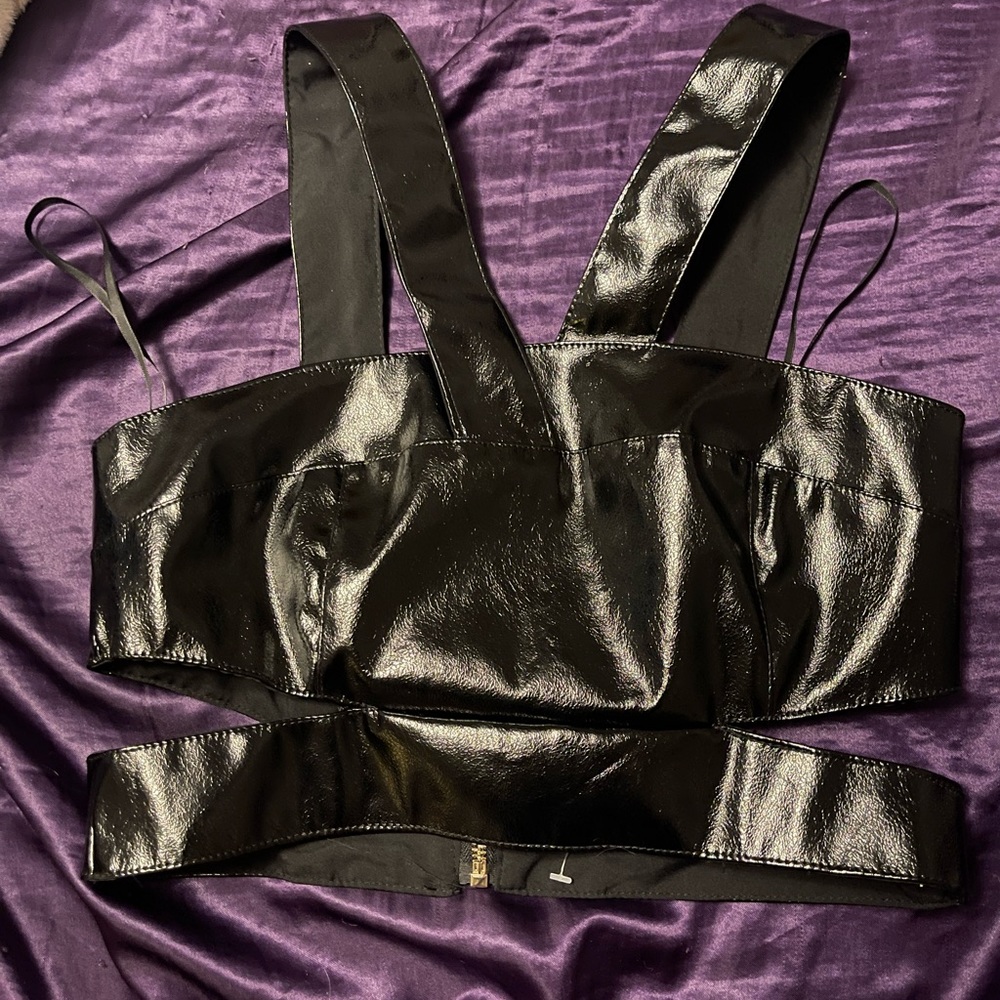 Leather top